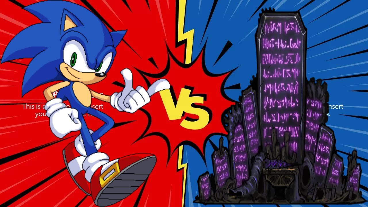 SUPER SMASH BROS CMC PLUS V9 SONIC (CMC) VS THE GOD DELUSION