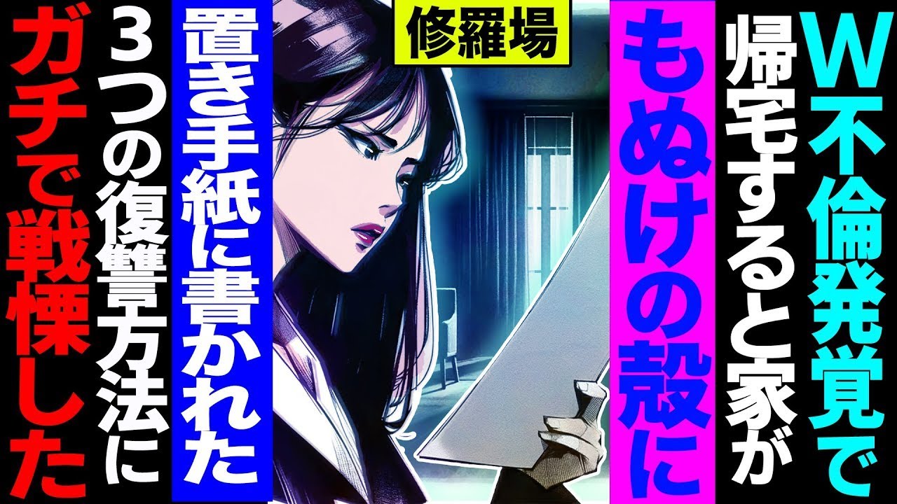 【漫画】W不倫が発覚→帰宅すると家はもぬけの殻…置き手紙に書かれた「3つの復讐」に戦慄した修羅場