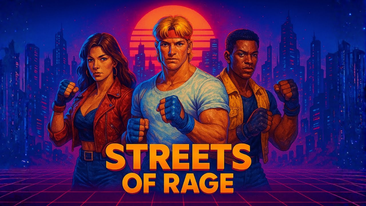 Streets of Rage: Cyber Brawler Edition • 14 Track Heavy Dark Synthwave Tribute (Pixel Wave)