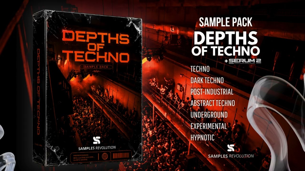 Depths of Techno | Sample Pack | 553 Files + SERUM 2 Presets | 923 MB
