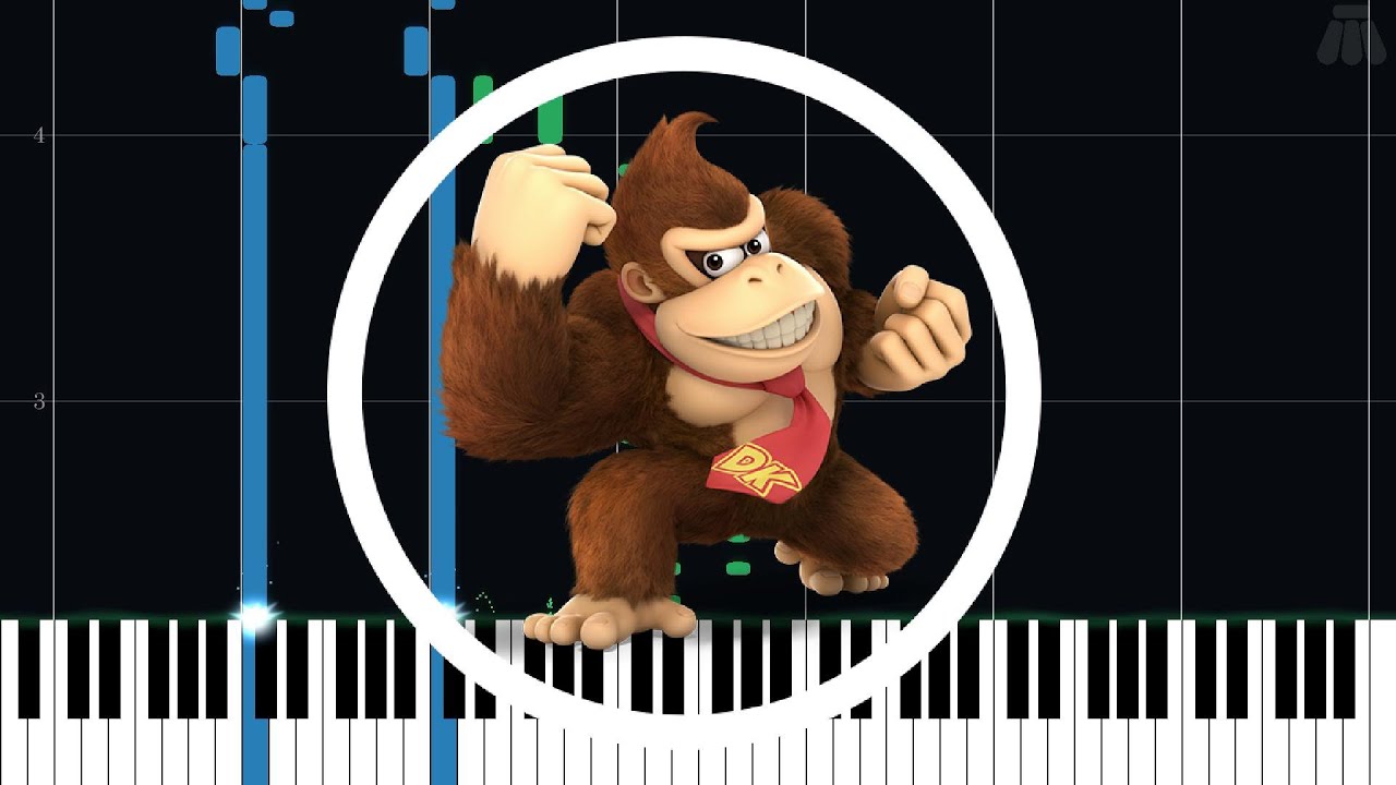 Pufftoss Battle - Donkey Kong 64 - Intermediate Piano Tutorial