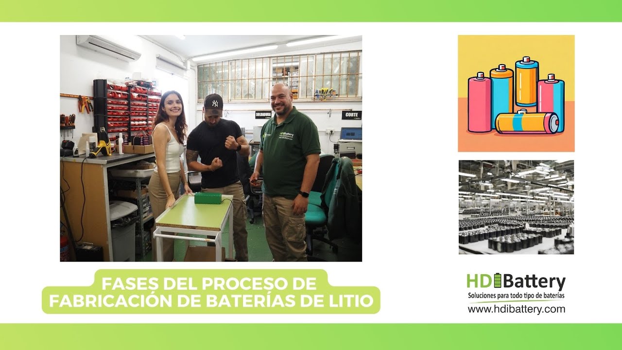 FABRICAMOS UNA BATERÍA CON VOSOTROS | Proceso de fabricación de baterías de litio