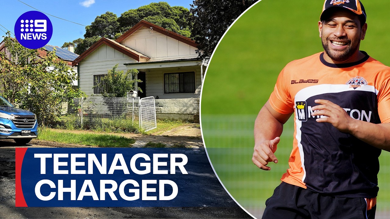 Man and teen charged over alleged shooting of former NRL star | 9 News Australia