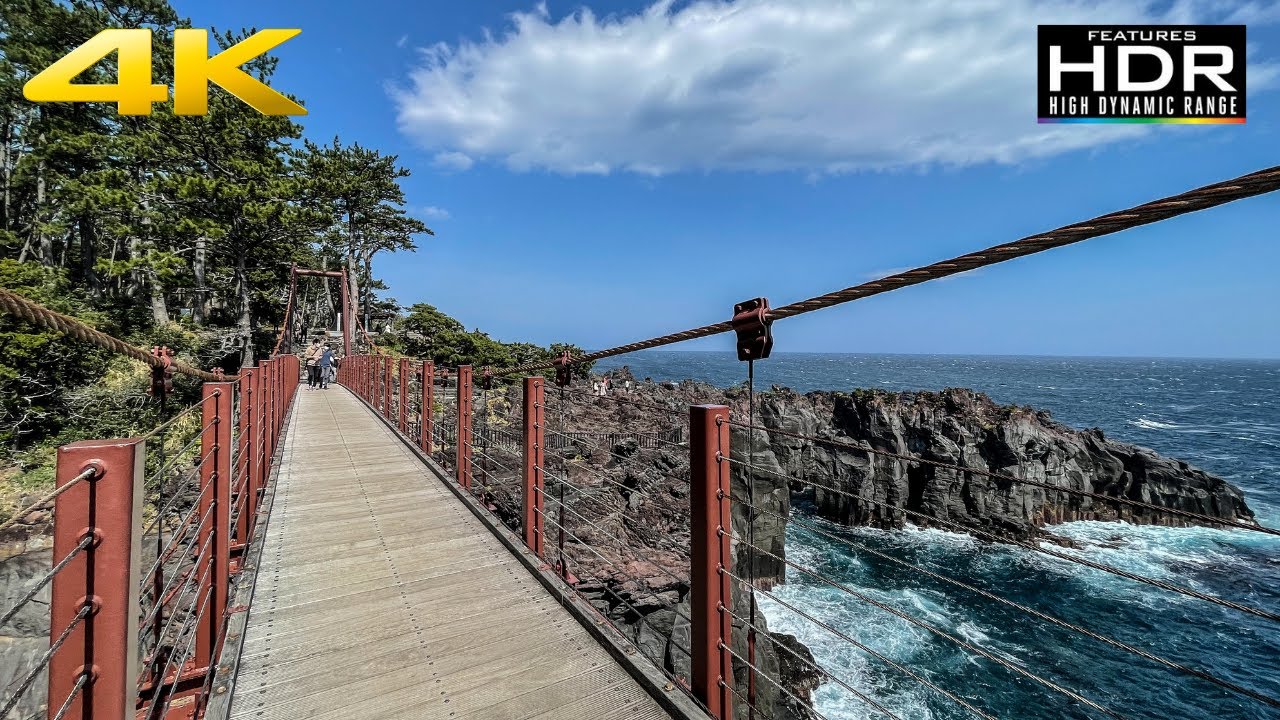 🌊 [4K HDR] Walking Along Jogasaki Coast | Fresh Air, Volcanic Rocks And Amazing Sea View