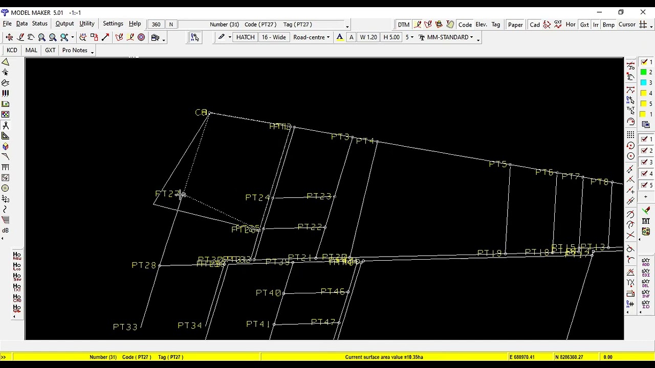 Model Maker : Inserting Distance and Directions on a drawing