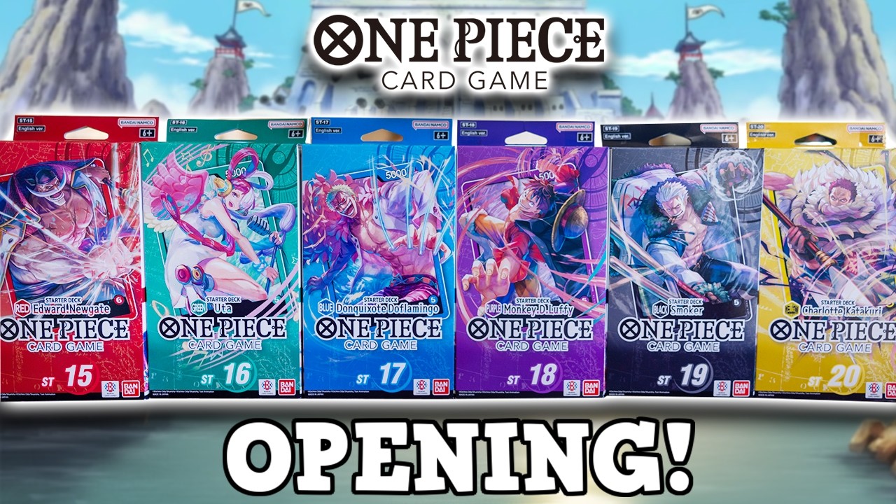 ЛУЧШИЕ стартовые колоды One Piece для покупки! (Начало ST 15-20)