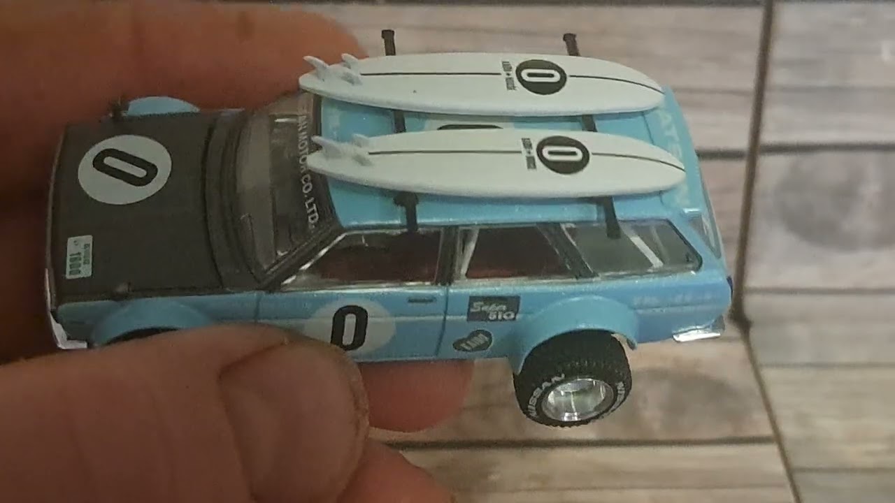 Mini gt kaido house re visted look at datsun  510 4x4 wagon 