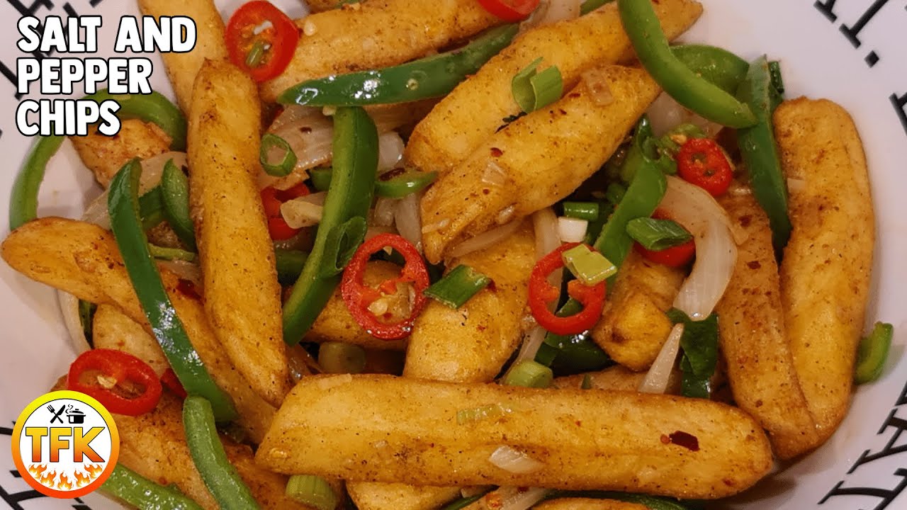 Salt and Pepper Chips - FAMOUS Chinese Takeaway Recipe | Salt And Chilli Chips | Chinese takeaway