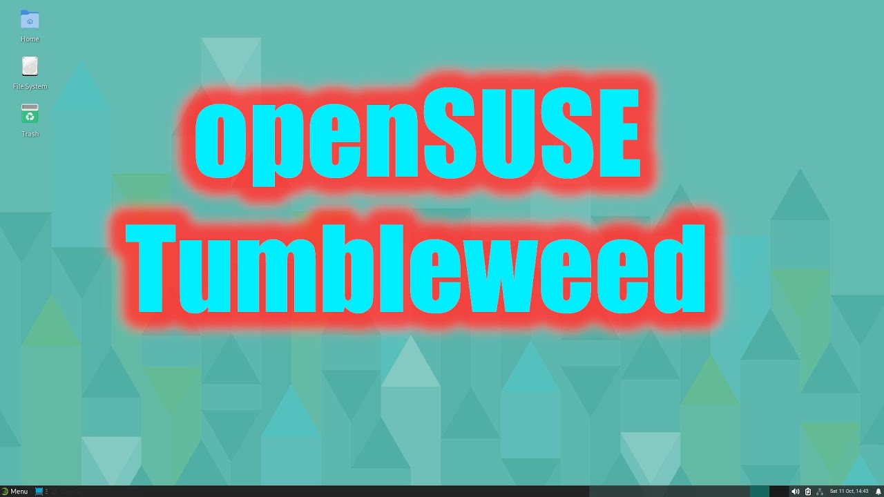 openSUSE Tumbleweed — первый взгляд