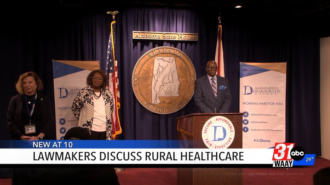Democratic lawmakers discuss rural healthcare in Alabama, calling it a "crisis"
