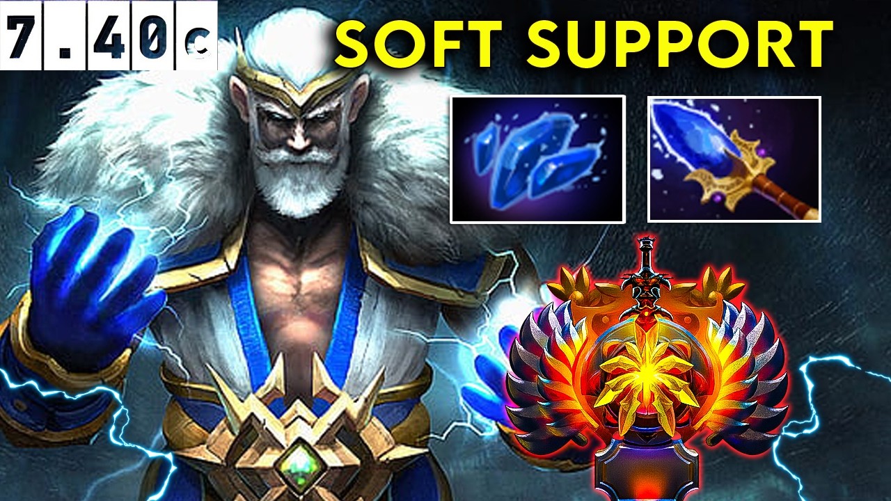 Zeus Immortal Soft Support Thunder God - Dota 2 Patch 7.40c Pro Pub Gameplay