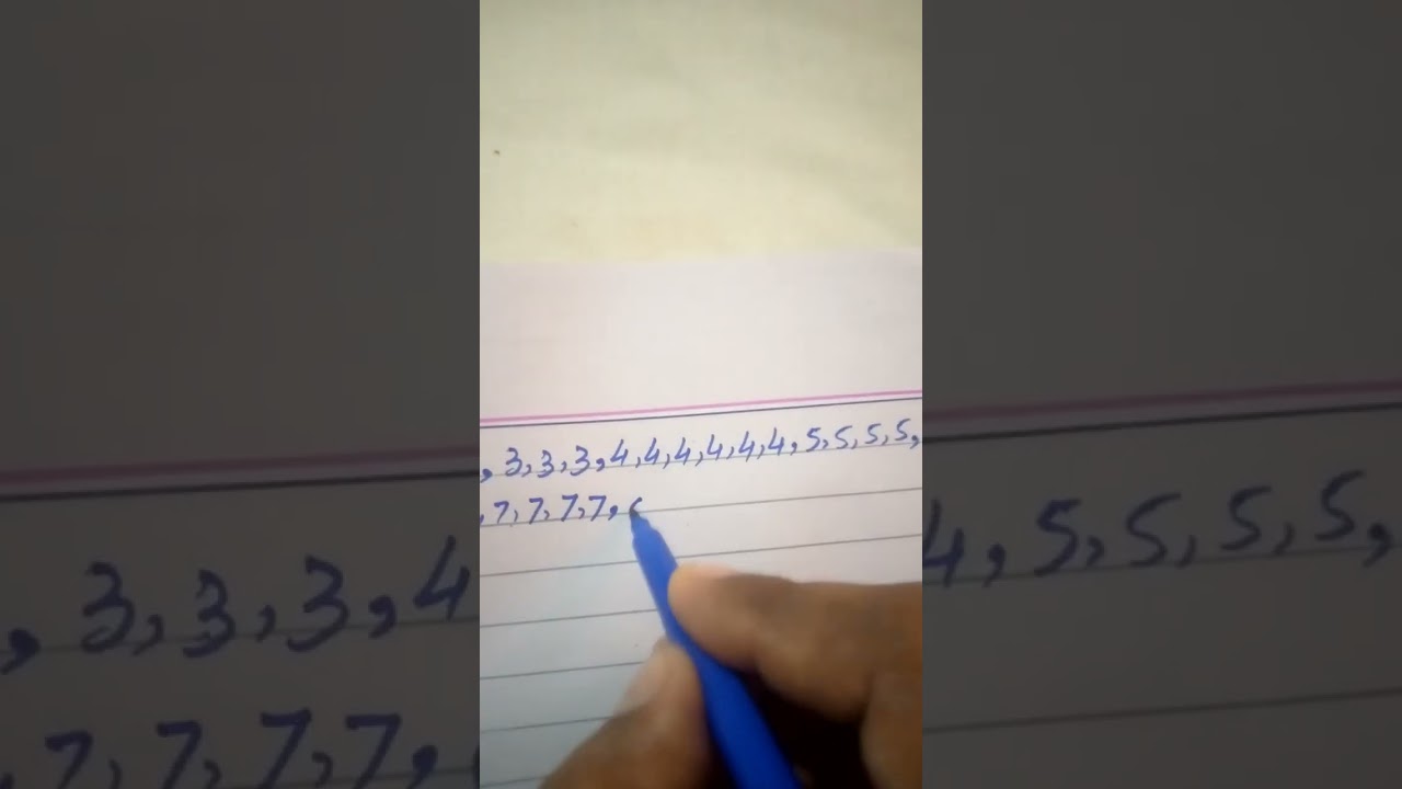 Maths 10th class, unit 6, EX. 6.2 ,Q 7, Topic, Median and Mode for ungrouped Data
