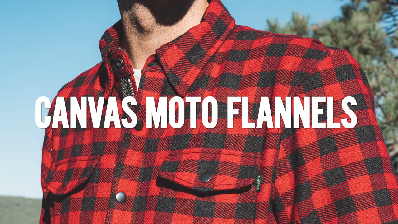 Check Flannel Canvas Shirt #canvasshirt #ridewithfirst #firstmfgco #fmco #MOTOGEAR #newinstore