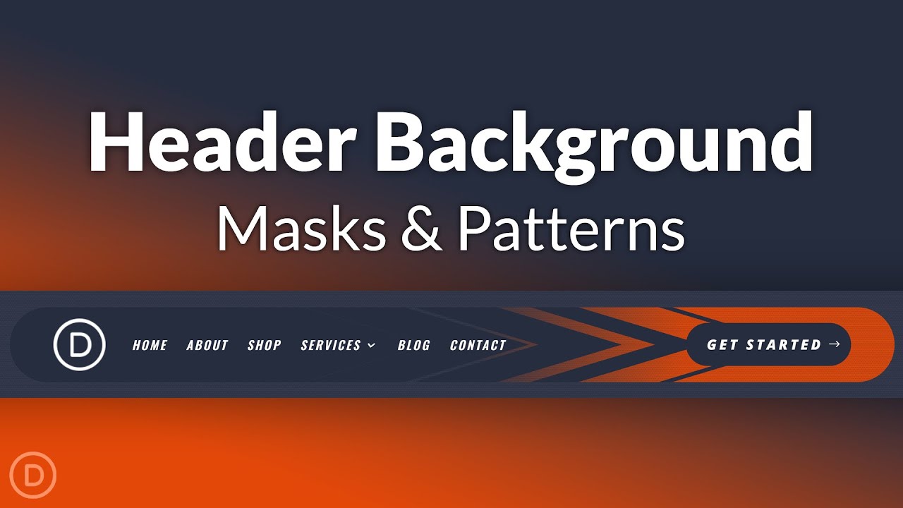 How To Add Background Masks and Patterns to your Divi Header