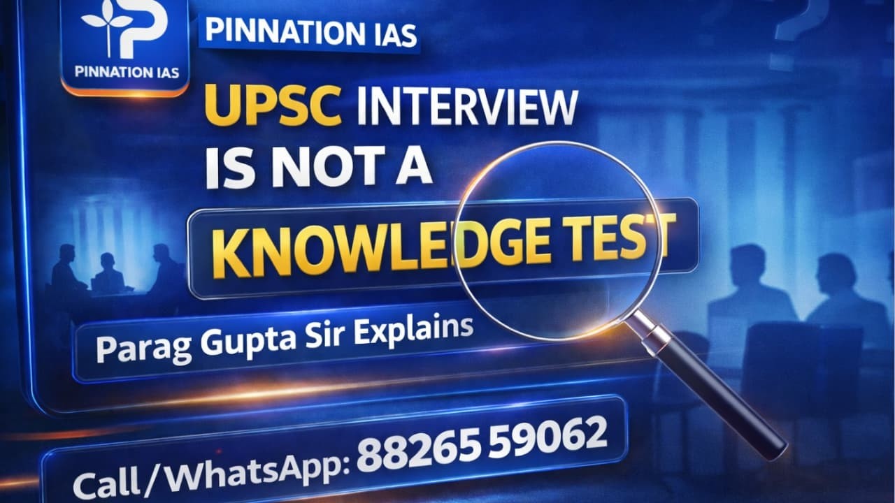 UPSC Interview Is Not a Knowledge Test | Parag Sir Explains the Real Secret of High Marks #newstoday