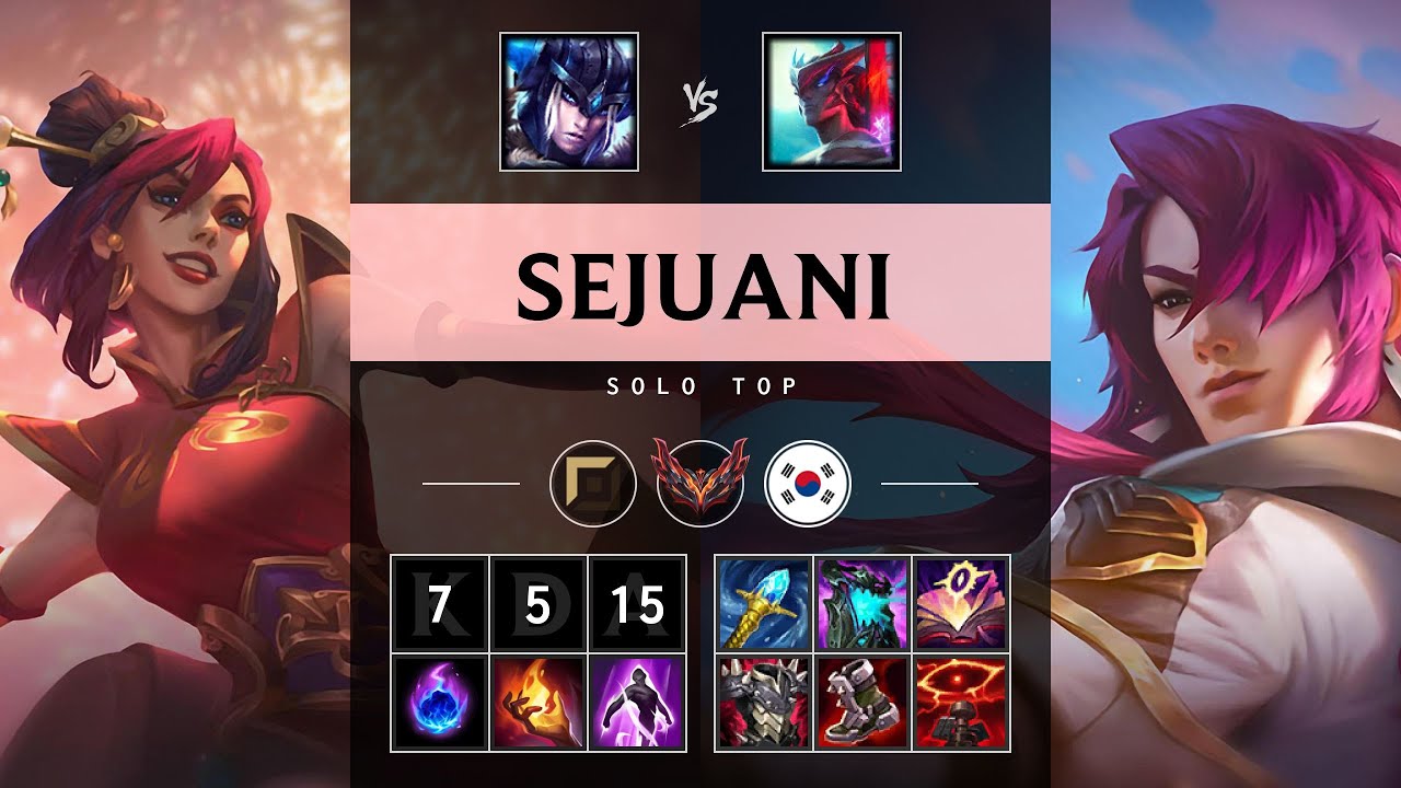 Sejuani Top vs Yone - KR Grandmaster Patch 25.21