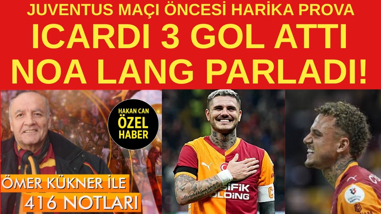 Juventus öncesi şahane prova... Icardi'nin 3 gol attığı maçın yıldızı Noa Lang!