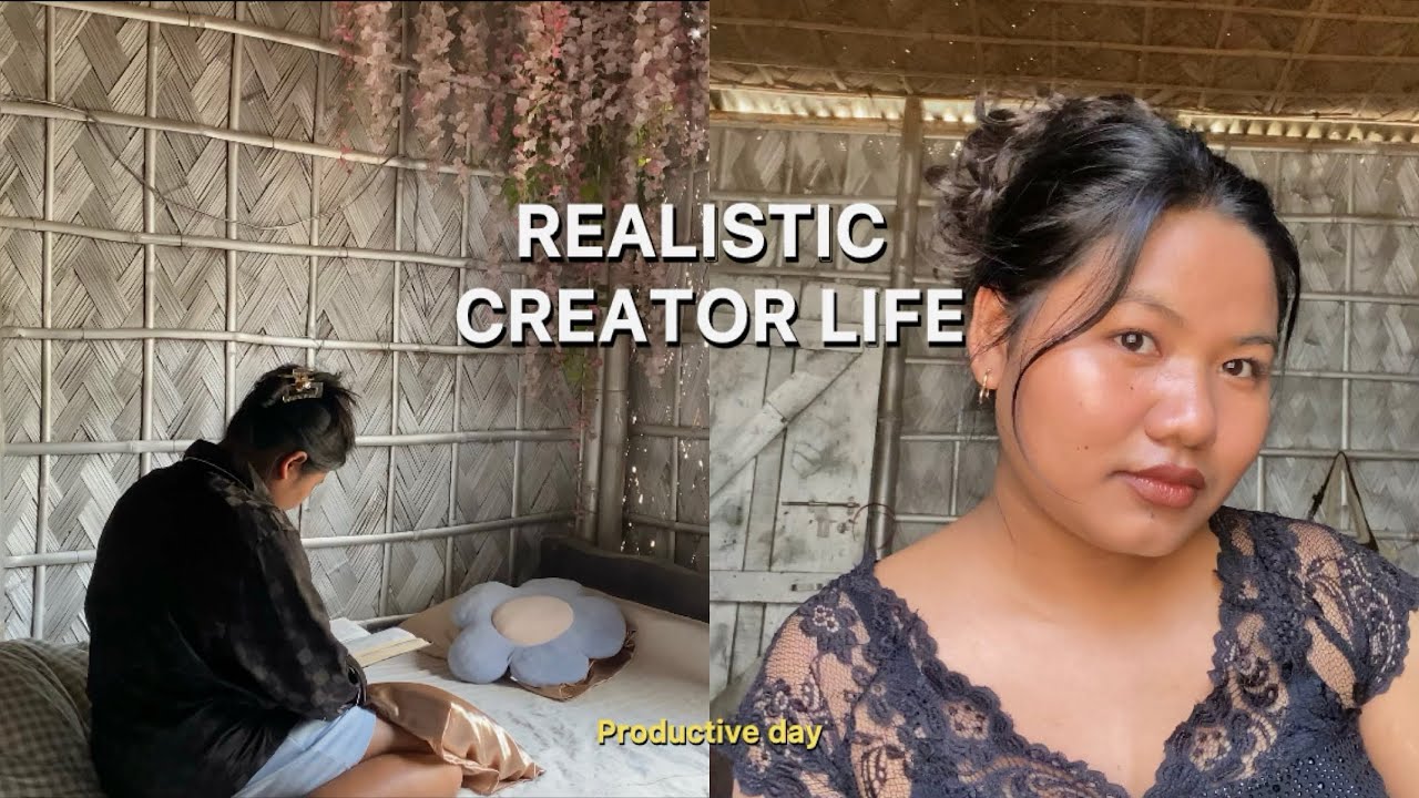 Life as a Small Content Creator🍀🌸 Aesthetic Productive Day in My Life☁️✨