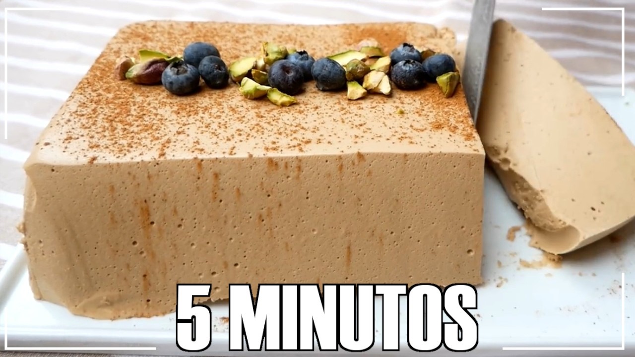 Cómo hacer postre cremoso de café sin horno y sin huevo en solo 5 minutos