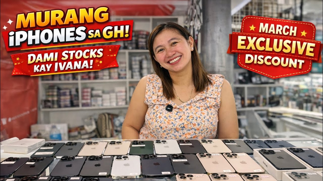 PINAKAMURANG IPHONES SA GH MADAMI NANAMANG STOCKS SILA IVANA! EXCLUSIVE DISCOUNT NGAYONG MARCH