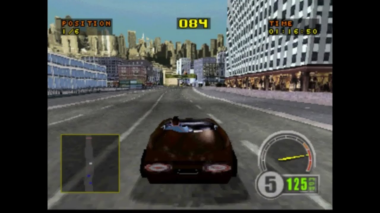 Test Drive 6 (1999) PSX Gameplay - New York