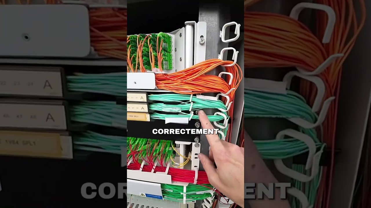 Armoire fibre optique SFR vs ORANGE #fibreoptique #d&eacute;pannage #internet #wifi