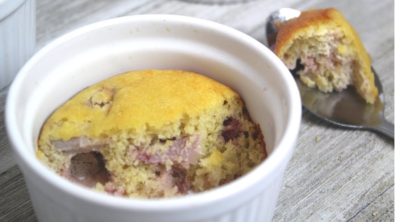 ORGANIC & LOW CARB Strawberry Lemon Mug Cake