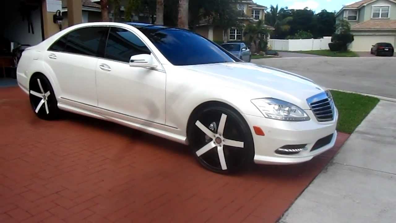 Mercedes Benz S550 on 22' Vossen by Advanced Detailing of South Florida