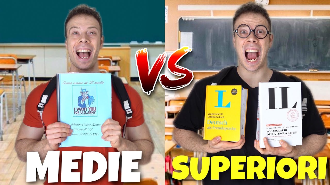 ESAME DI TERZA MEDIA VS ESAME DI MATURITÀ - DIFFERENZE