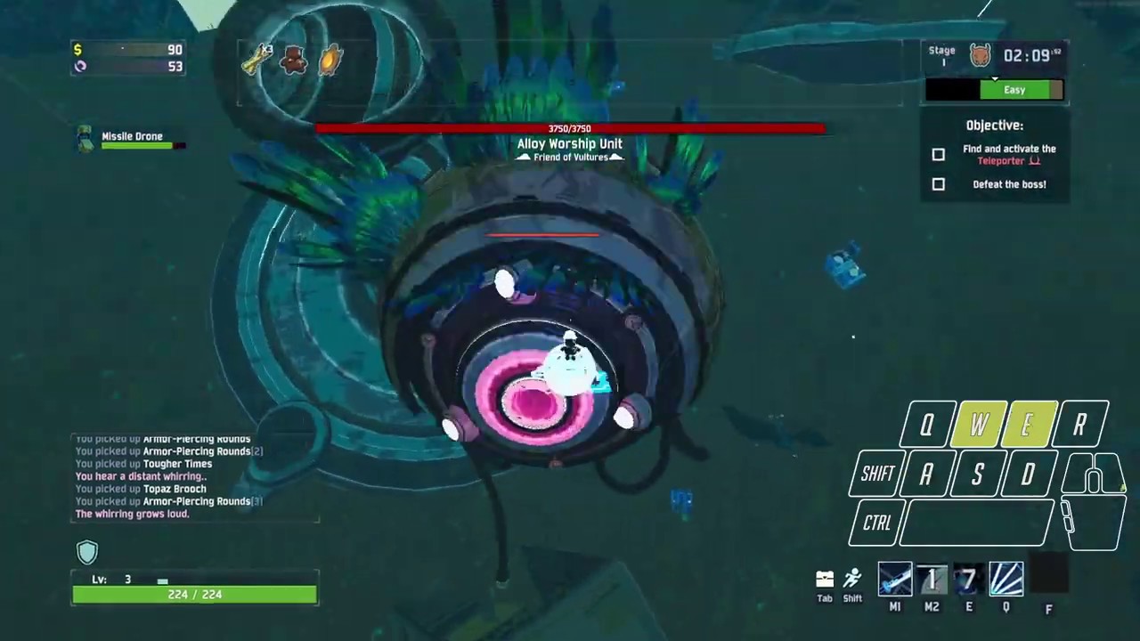 (Patched) Risk of Rain 2 - How to slam enemies as Mercenary