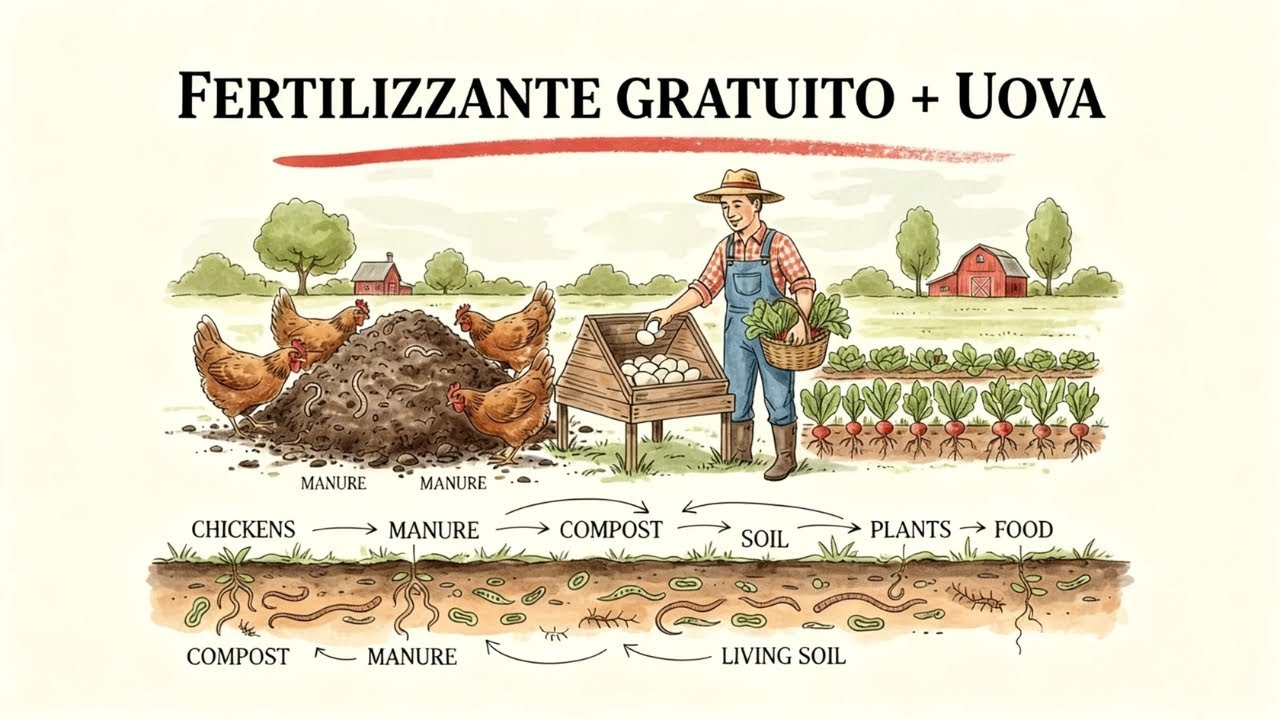 Questo trucco per allevare galline in casa ti dà UOVA E fertilizzante GRATIS