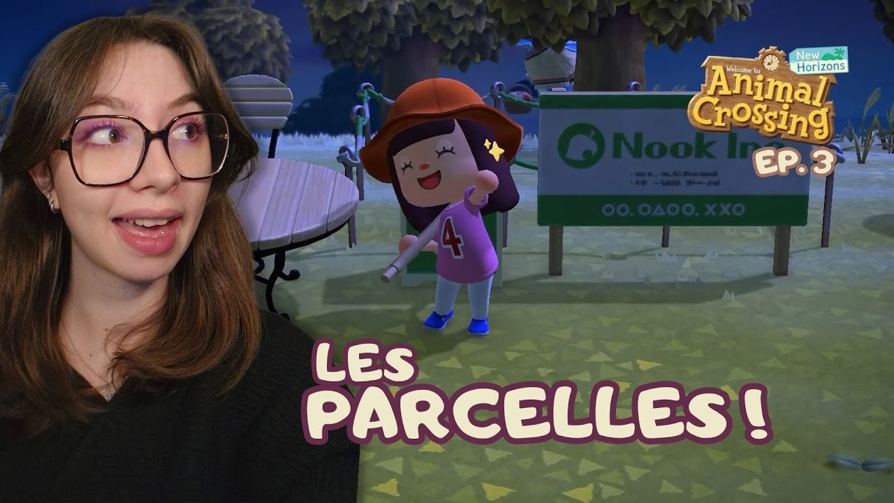 🪻Jours 3 : Les parcelles et un peu de pêche sur Runes ! animal crossing New Horizons Ep.3