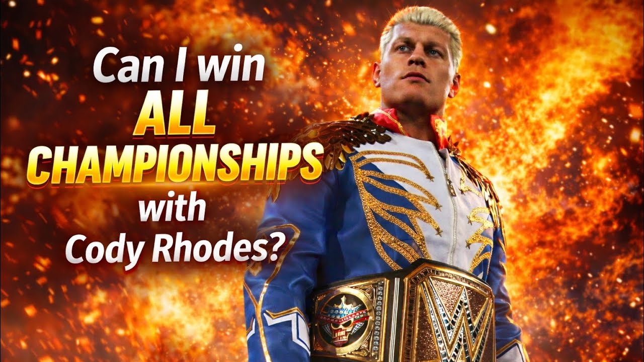 Can I win all Championship with Cody Rhodes?