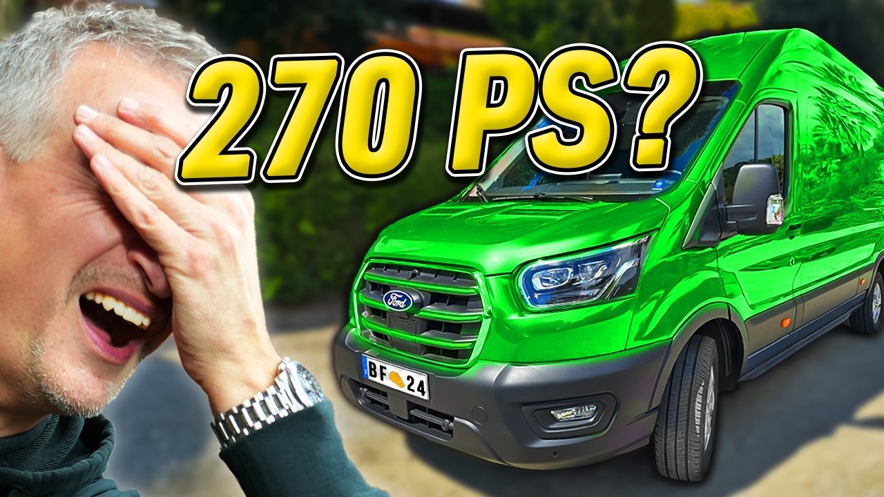 SPRINTER KILLER von FORD? TRANSIT ELEKTRO mit 270 PS!
