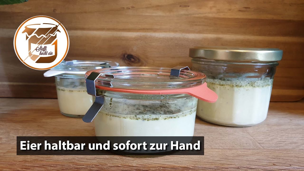Wie man Eier gebrauchsfertig haltbar machen kann