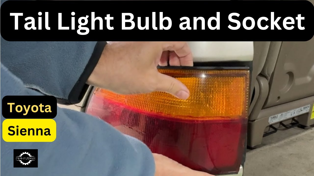 How to Replace Brake Light Bulb and Socket on Toyota Sienna 2000