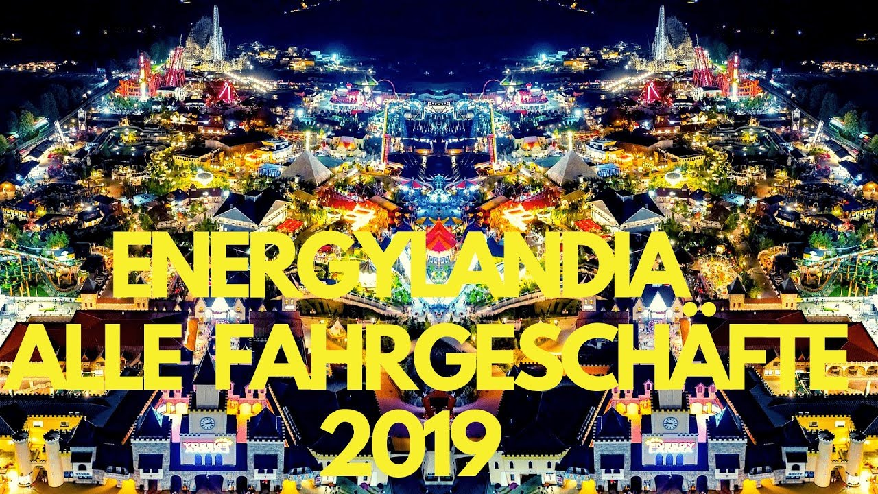 ENERGYLANDIA 2019 ALLE ATTRAKTIONEN, ACHTERBAHNEN