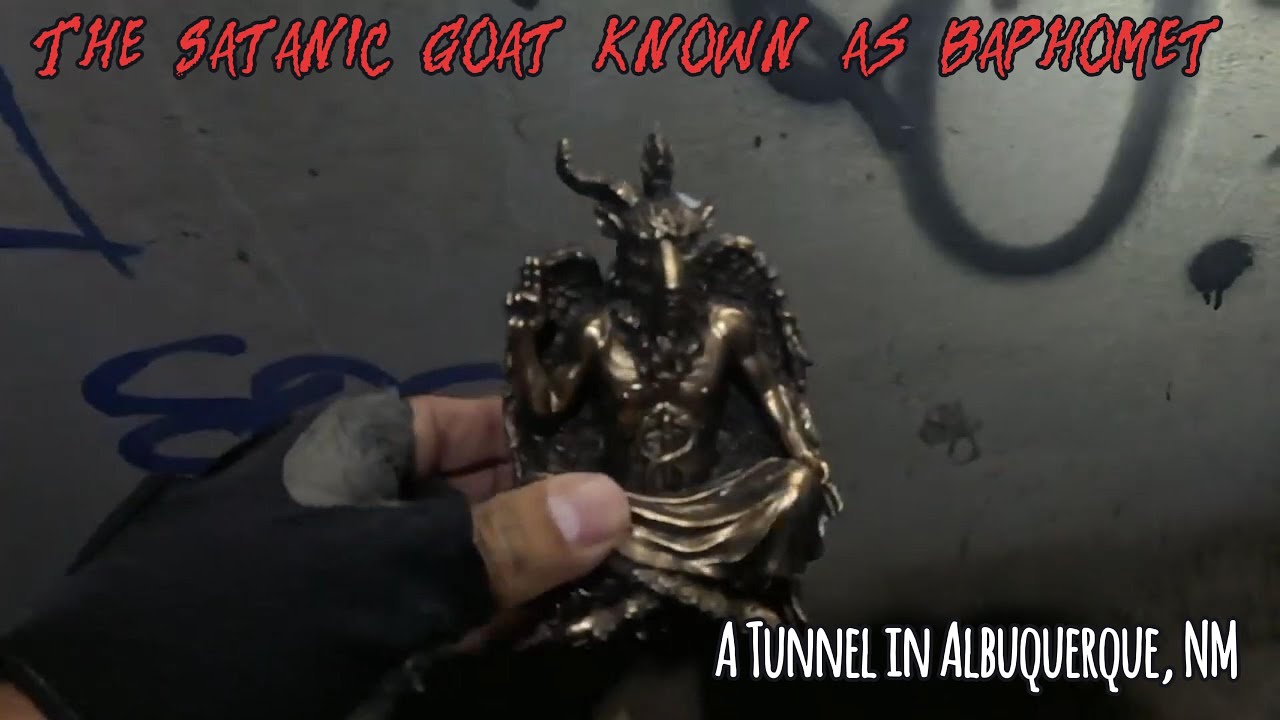 The Satanic Goat known as Baphomet Found in an Albuquerque Tunnel