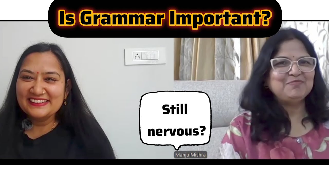 Is Grammar REALLY Important? 🤔 | Deep Conversation with @grammarwithmanjumam8569 