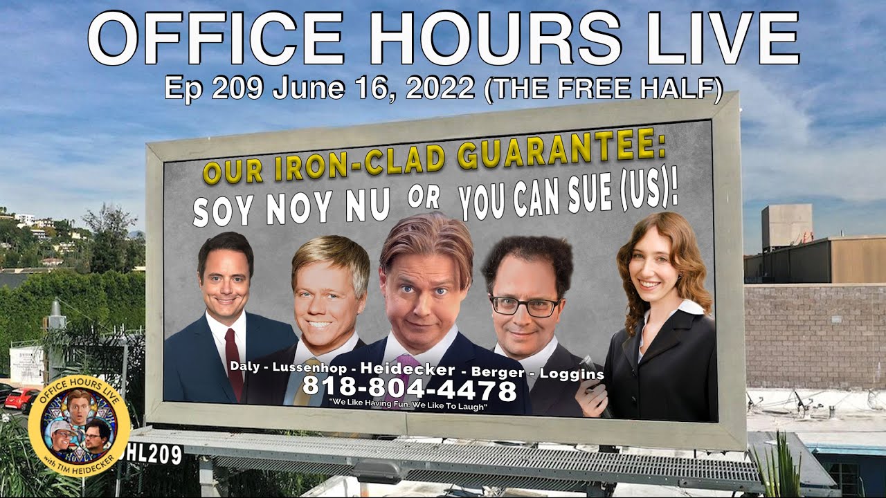Jon Daly, Time Wharp (Office Hours Live Ep 209)