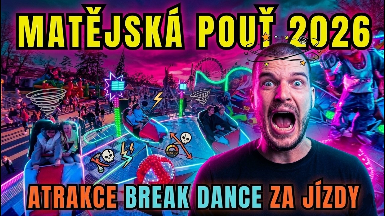 JE TOHLE NEJRYCHLEJ&Scaron;&Iacute; BREAK DANCE V ČR? ⚡️| Atrakce Break Dance Onride Matějsk&aacute; pouť 2026