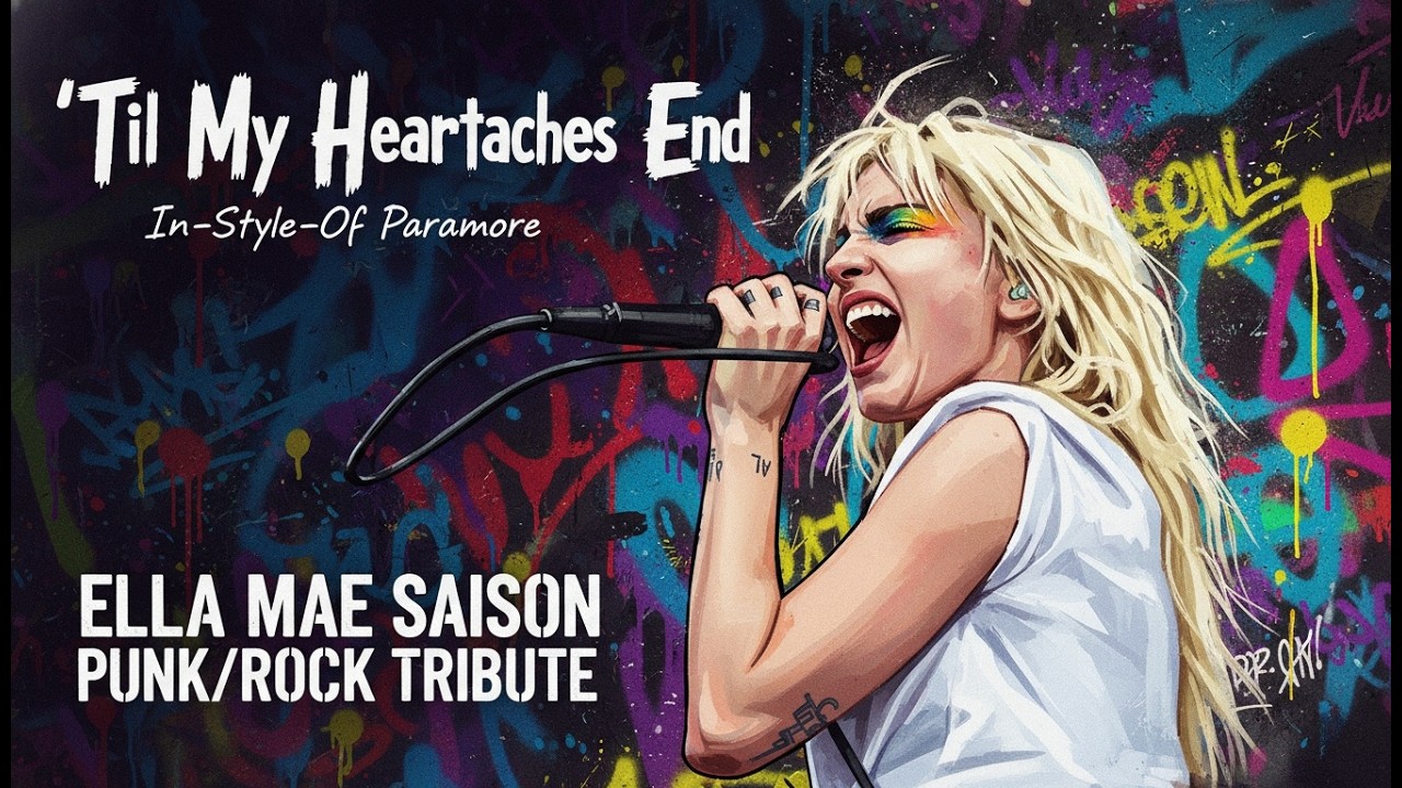 ’Til My Heartache Ends (Punk Rock Tribute) | Ella Mae Saison Cover | In Style of Paramore