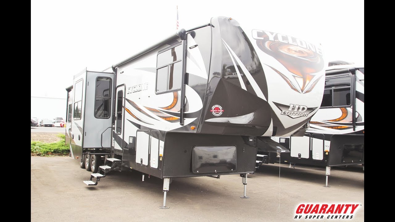 2018 Heartland Cyclone 4005 Toy Hauler Fifth Wheel Video Tour • Guaranty.com