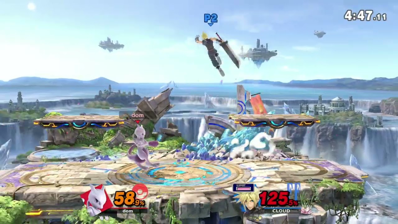 Smash at Burger U UCF 7 Winners Bracket DT (Cloud) VS Dominique (Mewtwo)