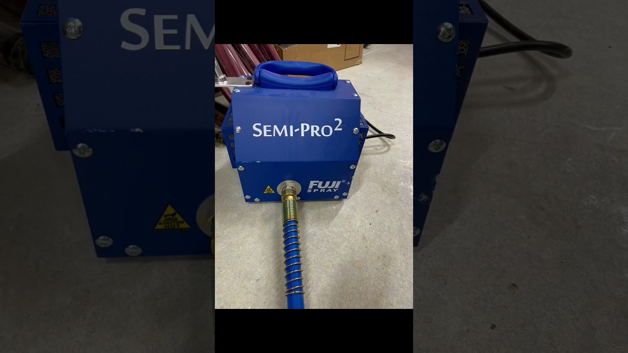 Fuji Spray Semi Pro 2 with Total Boat Halcyon Clear on my assembly table