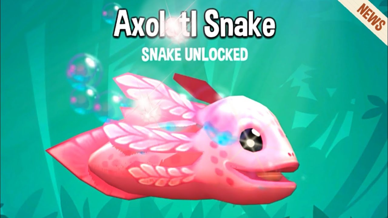Snake Rivals - NEW SNAKE UNLOCKED! Axolotl Snake