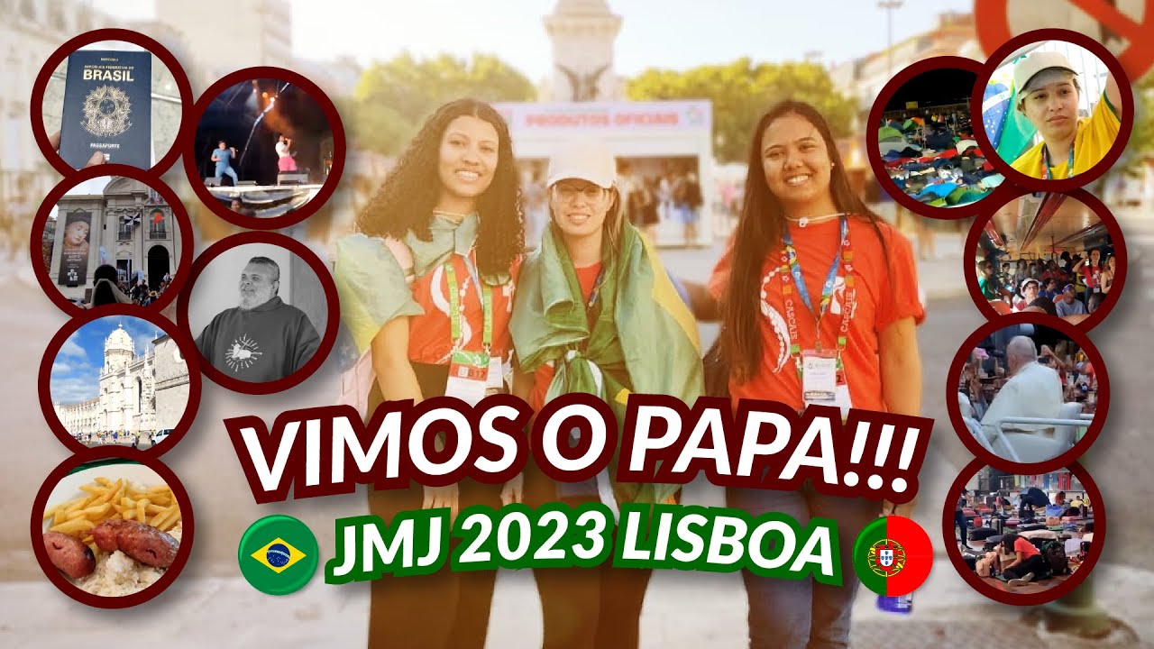 VLOG COMPLETO JMJ LISBOA 2023 - PORTUGAL - VIMOS O PAPA!!!