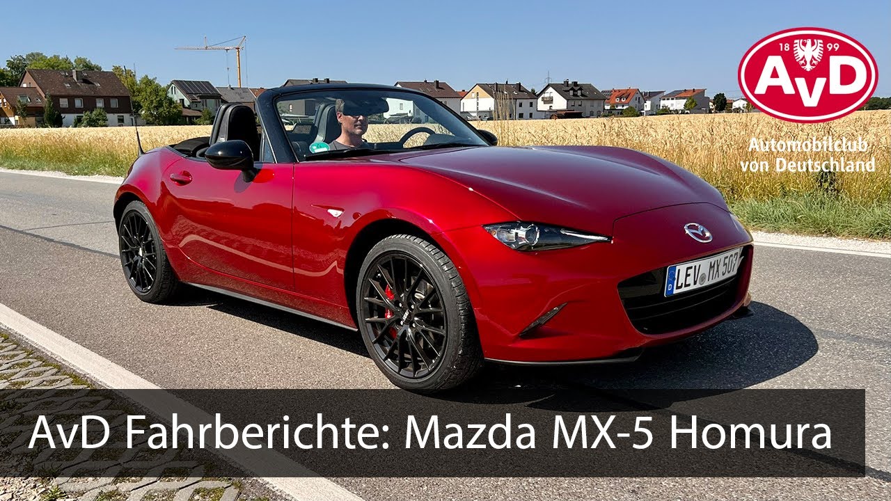 AvD Fahrberichte: Mazda MX-5 Homura 2023 - mit E-Fuels unterwegs!