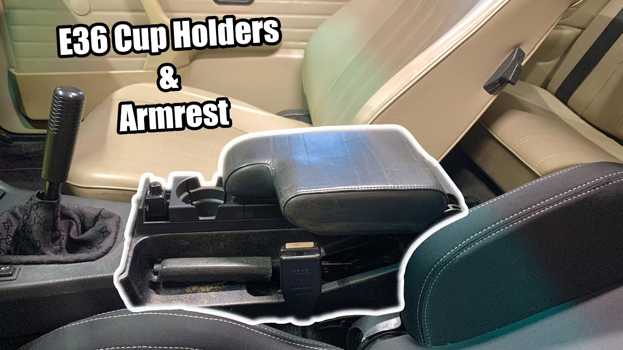 BEST E30 Cupholder and Armrest (E36 Retrofit)