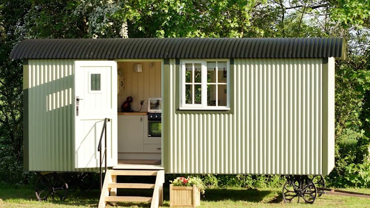 Wonderful Tiny House by Riverside Shepherd Huts